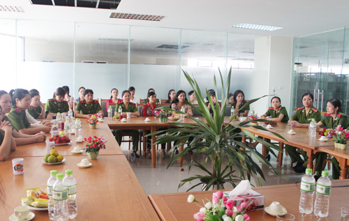 Trung tâm TTKH & TLGK - Trường Cao đẳng CSND I làm việc với Trung tâm TTKH & TLGK - Êv88 chào đón năm mới 2026